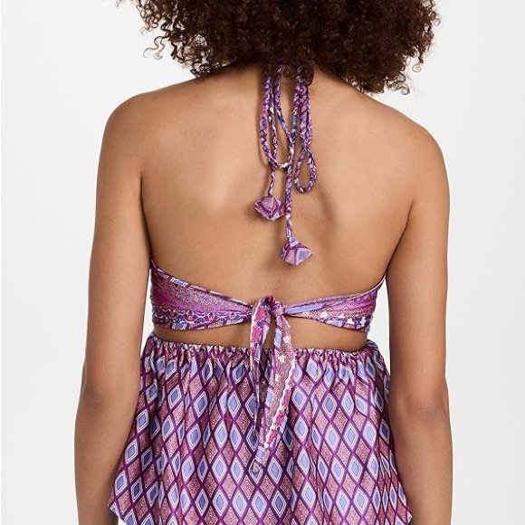 NWT MISA Los Angeles Halter Cutout Top - Picture 2 of 11